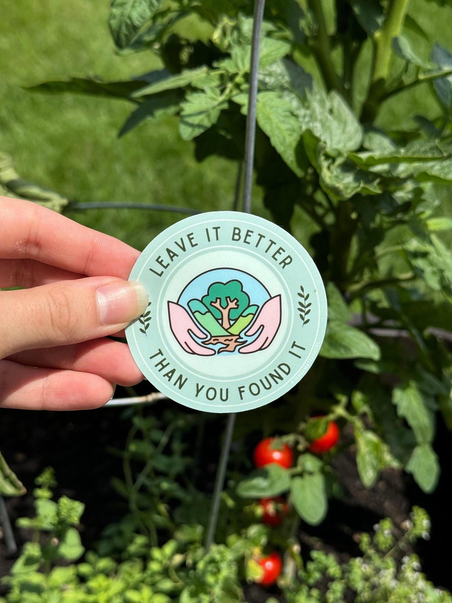 'Leave It Better than you Found It' Vinyl Sticker