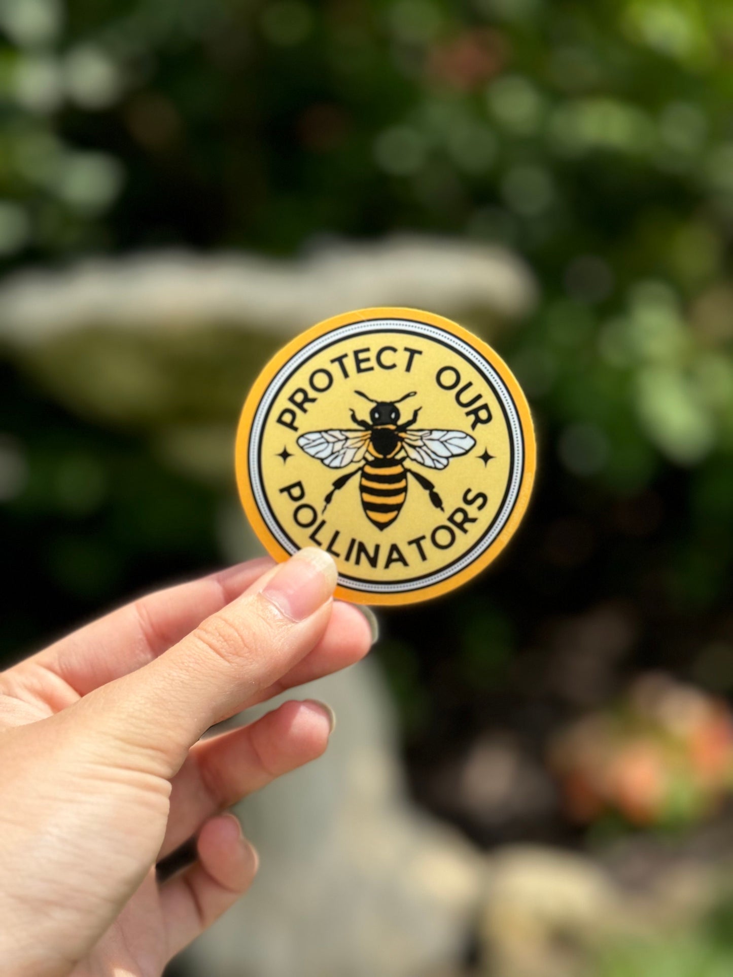 Protect Our Pollinators Vinyl Sticker