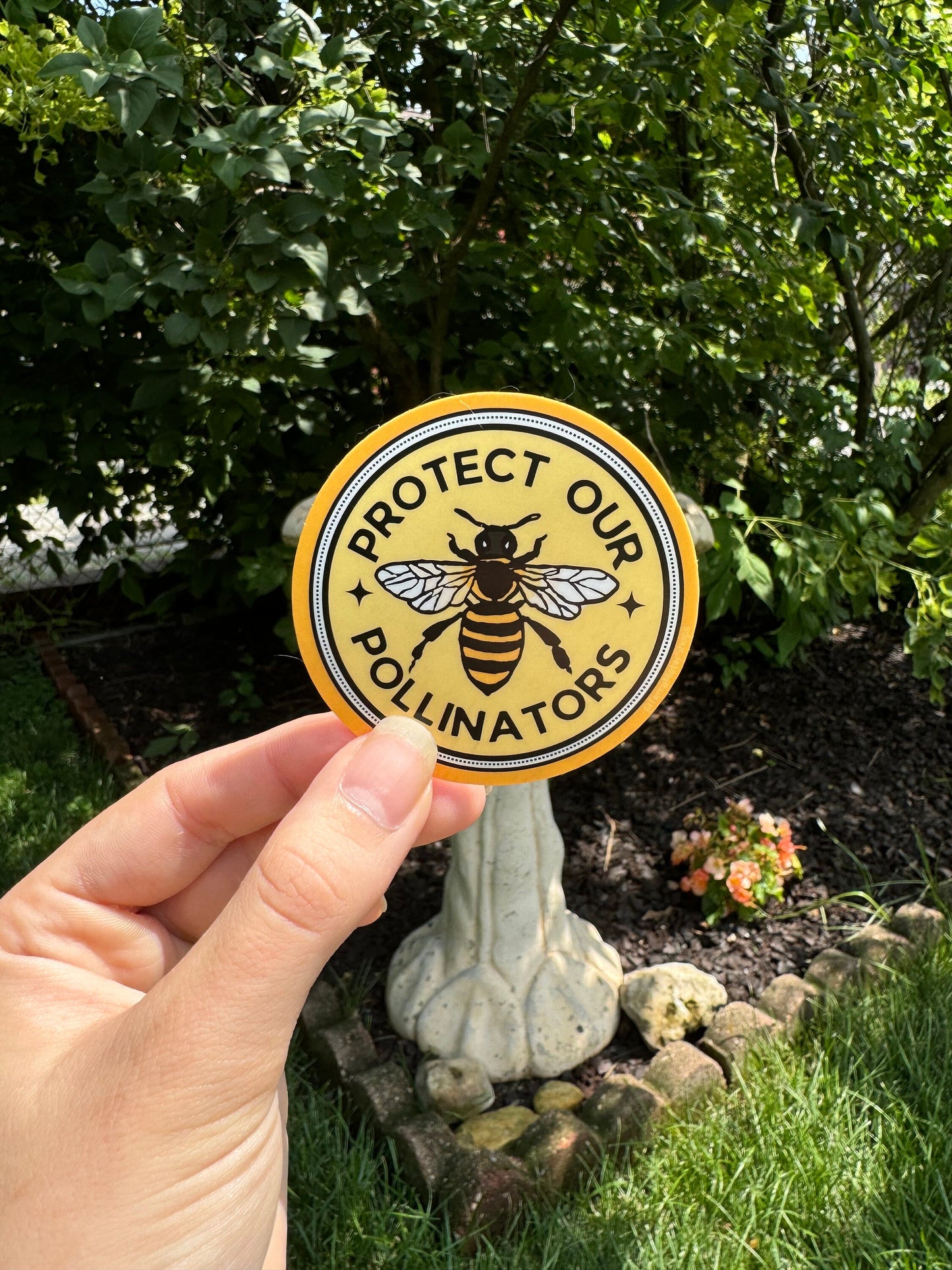 Protect Our Pollinators Vinyl Sticker