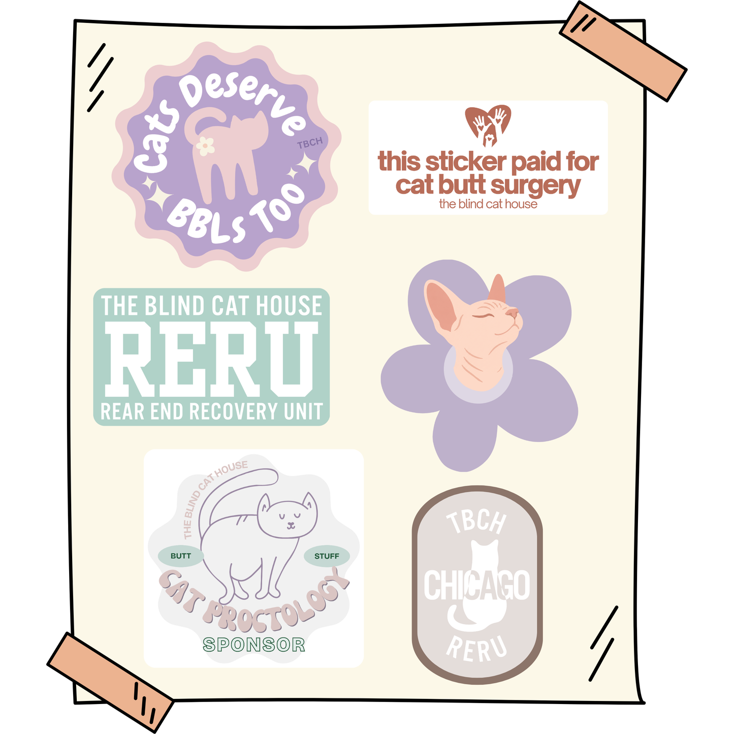 Surgery Fundraiser Stickers